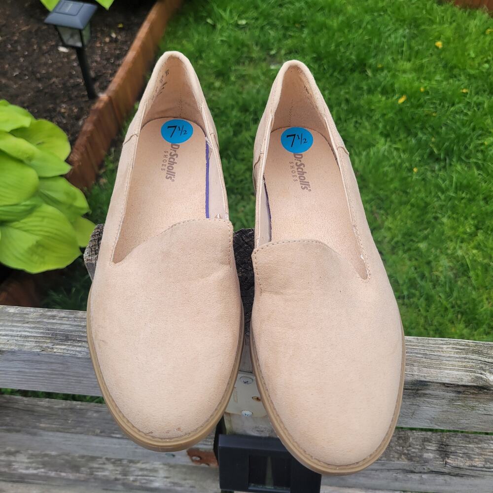 Dr. Scholl's Shoes Womens Jet Away Faux Leather Slip On Loafers 7.5